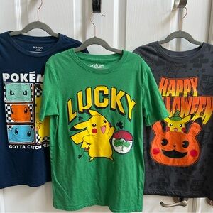 Old Navy Green Pikachu Kids T-Shirt